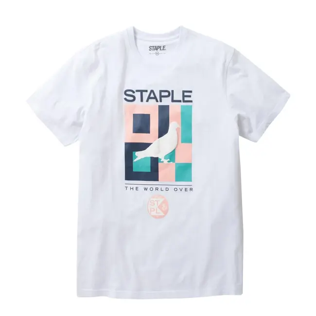 Staple Staple NYC Castle Hill T Shirt White