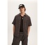 Kuwalla Kuwalla Jacquared Linen Shirt Charcoal (KUL-0125-SS012J)