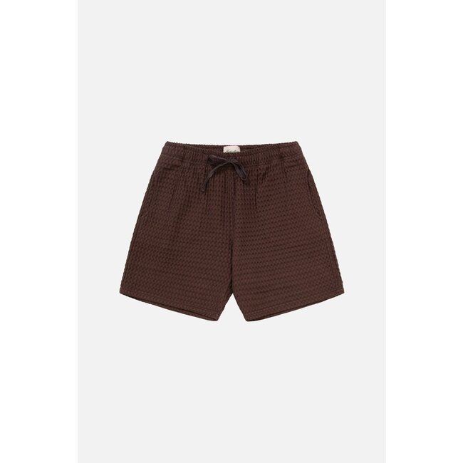 Kuwalla Kuwalla Heavy Waffle Shorts Charcoal (UKUL-0125-DBS114)