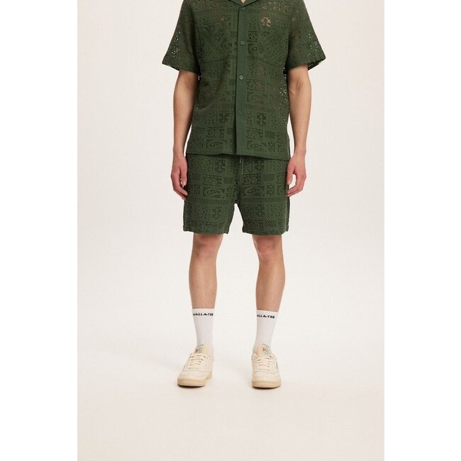 Kuwalla Kuwalla Crochet Shorts GRN (KUL-0125-SH305)