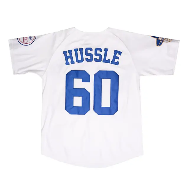 HeadGear Headgear Crenshaw Hussle Baseball Jersey White