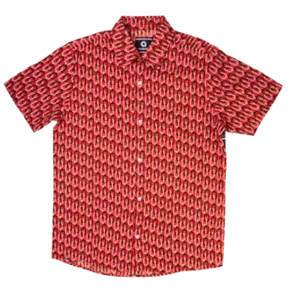 Akademiks Akademiks Button Down Red Chain