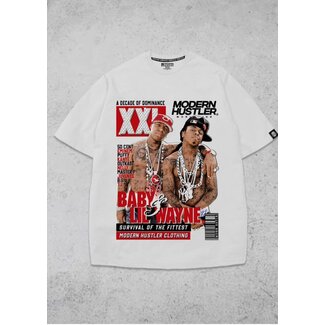 Modern Hustler Modern Hustler Birdman & Lil Wayne White T-Shirt