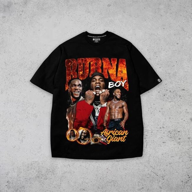 Modern Hustler Modern Hustler Burna Boy Black T-Shirt