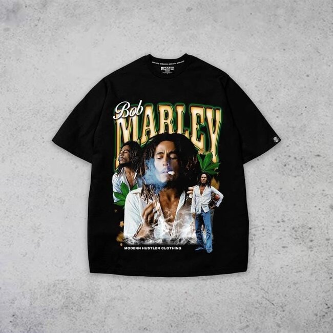 Modern Hustler Modern Hustler Bob Marley Black T-Shirt