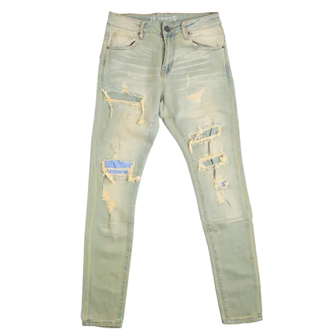 Cryspdenim Cryspdenim Slim Fit Sand Wash