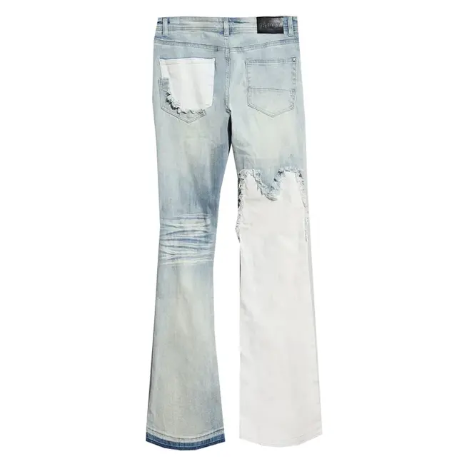 GFTD GFTD LA Stacked Flair Jeans LT Wash Scatter