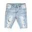 Cryspdenim Cryspdenim Cut Off Short Blue