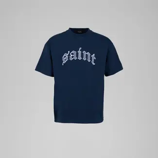 Tourn Tourn Saint Embroidery Tee Navy White