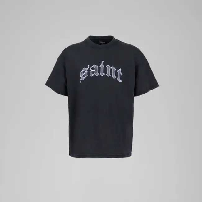 Tourn Tourn Saint Embroidery Tee Grey White