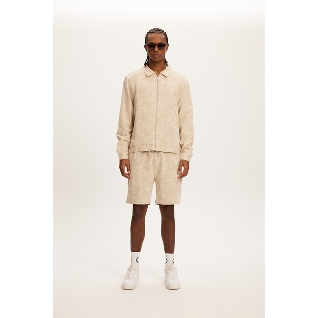 Kuwalla Kuwalla Jacquard Linen Shacket Natural (UKUL-0125-LSHK801)
