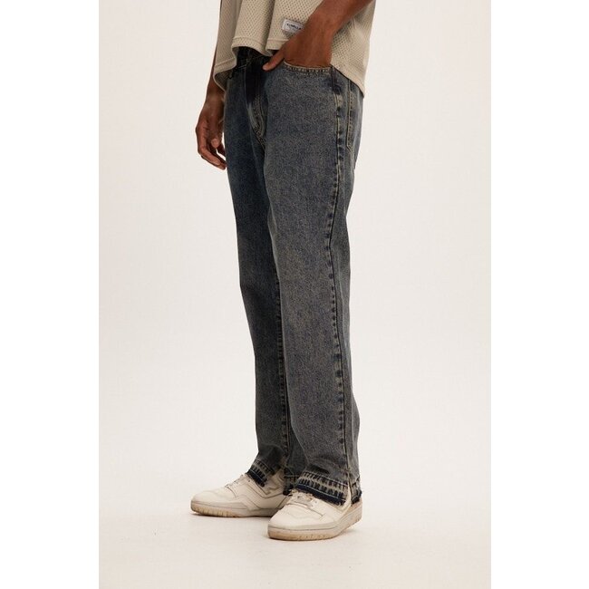 Kuwalla Kuwalla Raw Edge Loose Denim Dark Blue (KUL-0125-K6RAW)