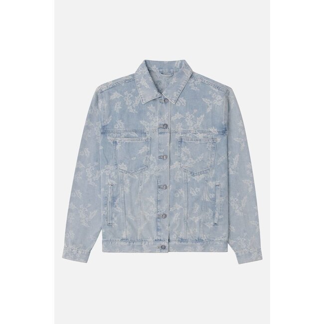 Kuwalla Kuwalla Denim jacket Floral Embroidery (UKUL-0125-D100)