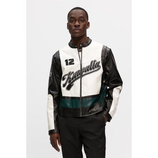 Kuwalla Kuwalla Biker Jacket Blk/Wht (KUL-BJK3113)