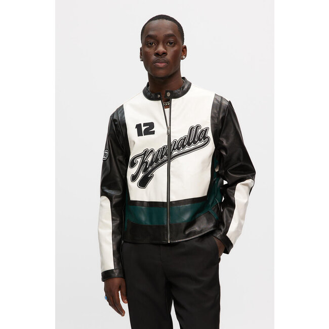 Kuwalla Kuwalla Biker Jacket Blk/Wht (KUL-BJK3113)