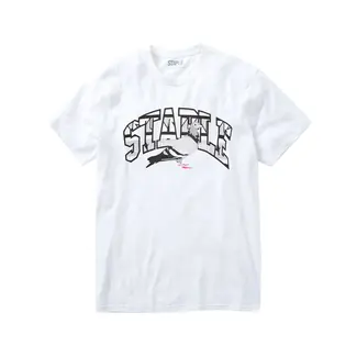 Staple Staple NYC Collegiate Pigeon Tee White