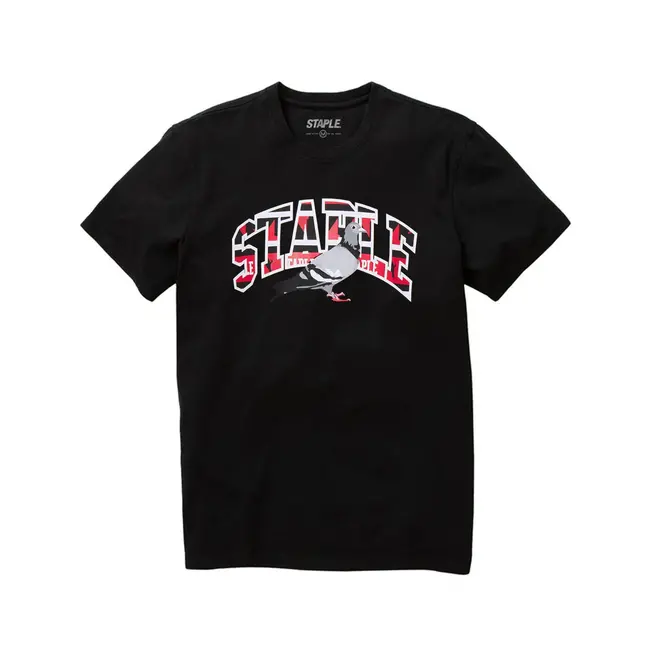 Staple Staple NYC Collegiate Pigeon Tee Black