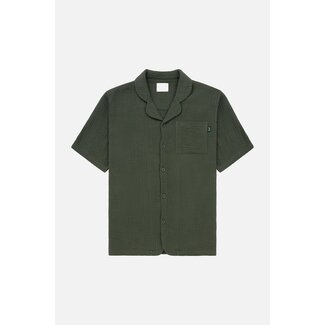Kuwalla Kuwalla Resort Seersucker Shirt GRN (UKUL-0125-RST019B)