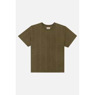 Kuwalla Kuwalla Crochet Jersey Tee Olive(KUL-0125-MRT607)
