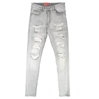 Ajenda Ajenda Skinny Jeans Grey Wash AJD3064