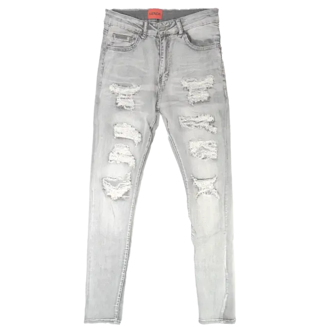 Ajenda Ajenda Skinny Jeans Grey Wash AJD3064