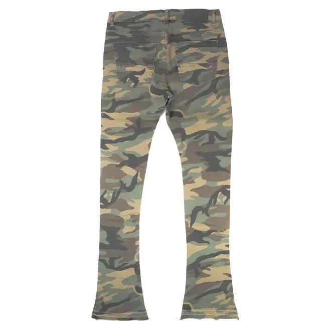 Ajenda Ajenda Stacked Jeans Camo AJD3047