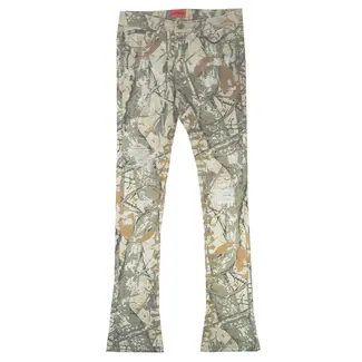 Ajenda Ajenda Stacked Jeans Grey Tree AJD3015