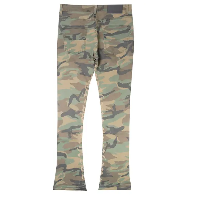 Ajenda Ajenda Stacked Jeans Camo AJD3015