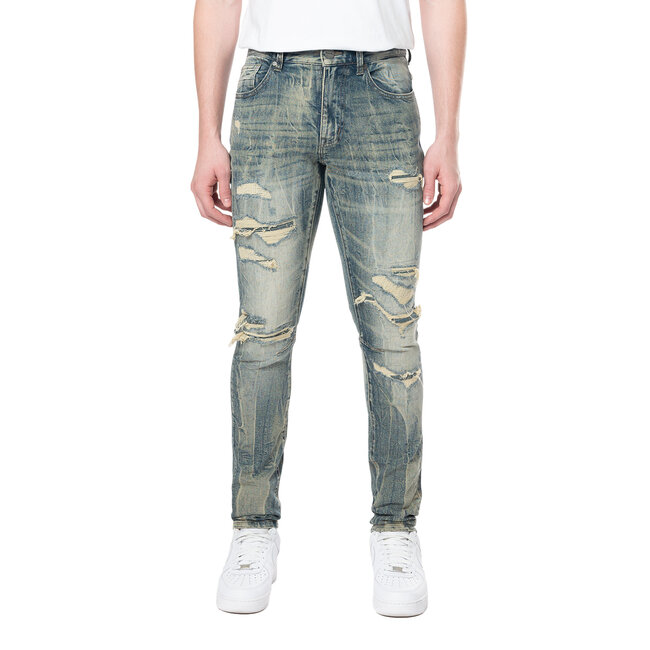Smoke Rise Smoke Rise Vintage Washed Jeans Topaz Blue (JP24502)