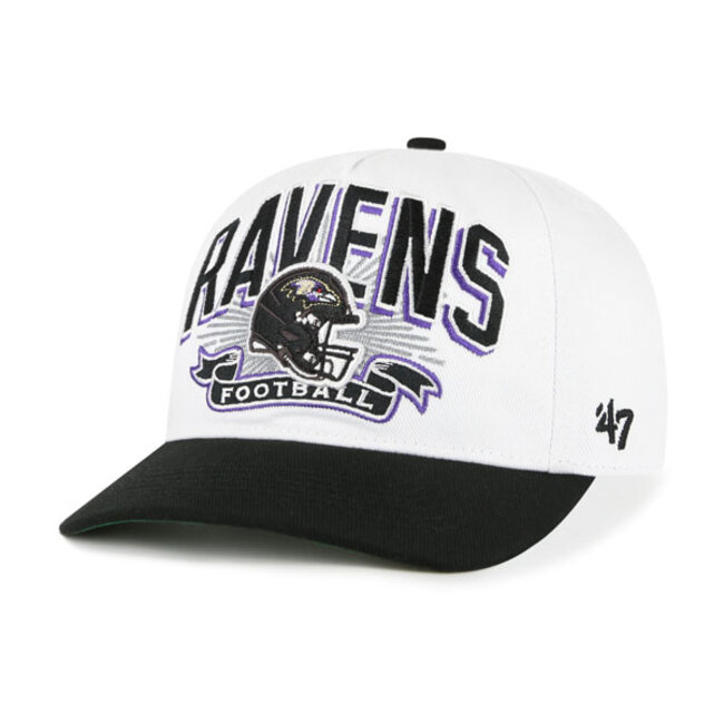 47 Brand '47 Brand NFL-Prime Play Hitch RF Baltimore Raven White