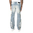Smoke Rise Smoke Rise Fray Patch Jeans Rhodes Blue (JP25248)