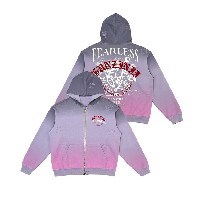 Gunzinii Gunzinii Full Zip Hoodie Dust Purple (GZ538-DPU)