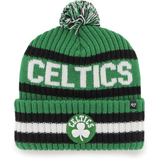 47 Brand '47 Brand Boston Celtics Cuff Pom Knit Hat Green