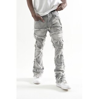 Taker Taker Jeans Ulti Patches Grey (T4112)