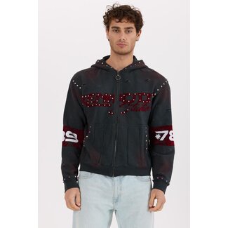 Tenaciti Tenaciti Zip Up Hoodie Black Red (T25-2005)