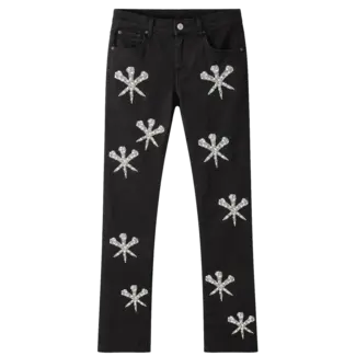 GFTD GFTDLA Keith Black Stack Jeans