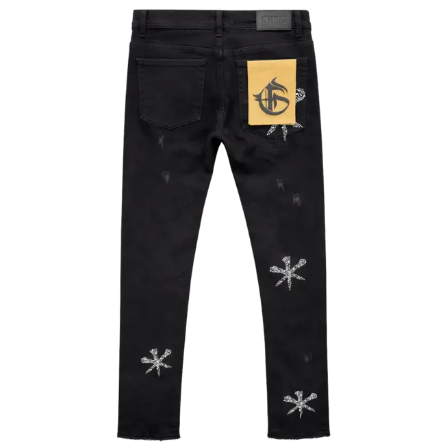 GFTD GFTDLA Keith Black Stack Jeans