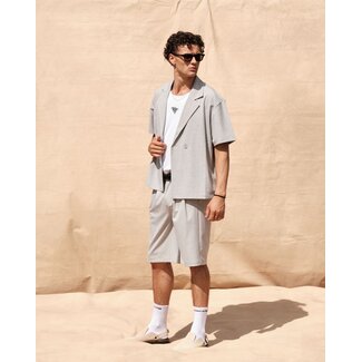 Kuwalla Kuwalla Double Pleated Shorts LT Grey(KUL-0126-DPS111)