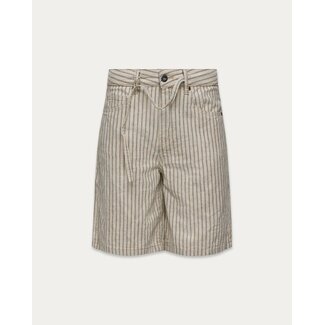 Kuwalla Kuwalla Herringbone Belted Shorts (WKUL-0126-HBS303L)