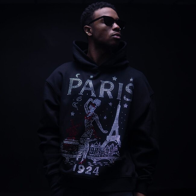 Hudson Outerwear Paris Black Hoodie