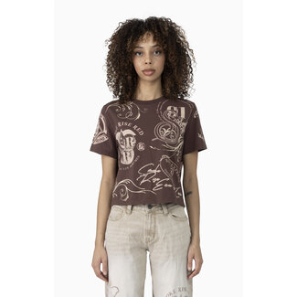 Smoke Rise Smoke Rise All Over Print T-Shirt French Roast