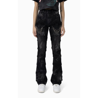 Smoke Rise Smoke Rise High Rise Boot Jeans Chain