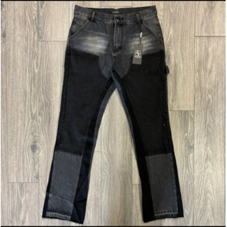 alvajo Alvajo Grey Carpenter Flare Denim