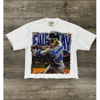 BKYS BKYS "Fair Play" Crop Tee White (T1521)