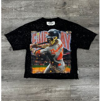 BKYS BKYS "Fair Play" Crop Tee Black(T1521)