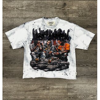 BKYS BKYS "Destruction" Crop Tee White (T1453)