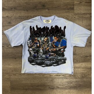 BKYS BKYS "Destruction" Crop Tee Ice Blue (T1453)