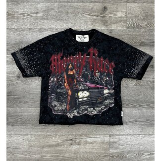 BKYS BKYS "Money Race" Crop Tee Black (T1515)