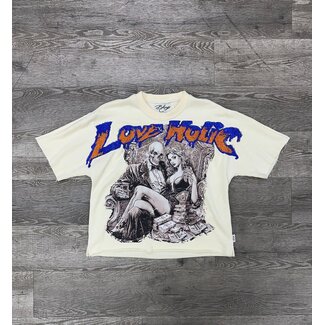 BKYS BKYS "Love Holic" Crop Tee Off White (T1520)