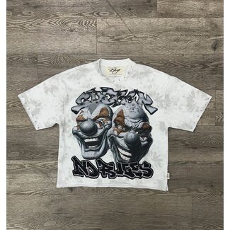 BKYS BKYS "Crash Out" Crop Tee White (T1433)